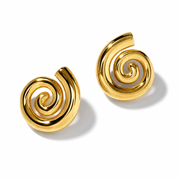 Earring Twist Gold