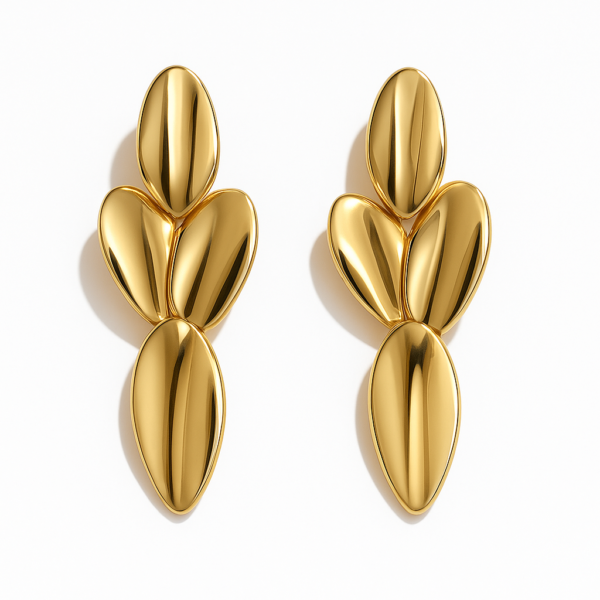 Golden Leaf Earrings