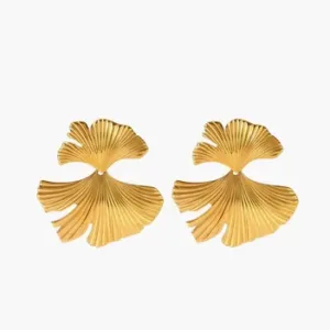 Earring Ginkgo Leaf