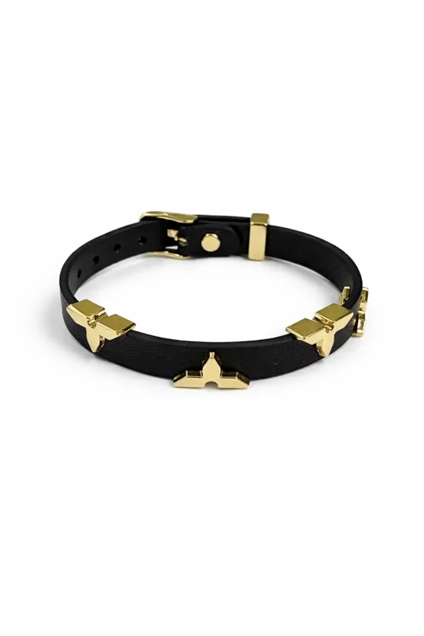 Black LV Bracelet