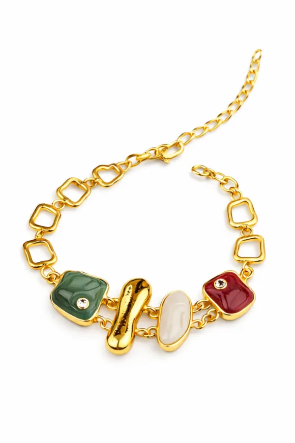Red gold bracelet