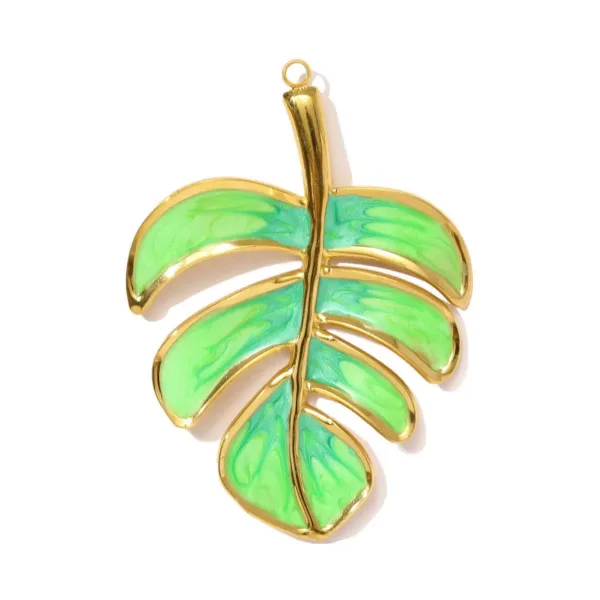 Green Leaf Necklace