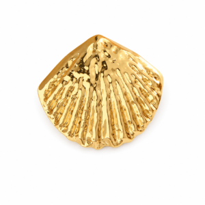 Golden Shell Hair Clip