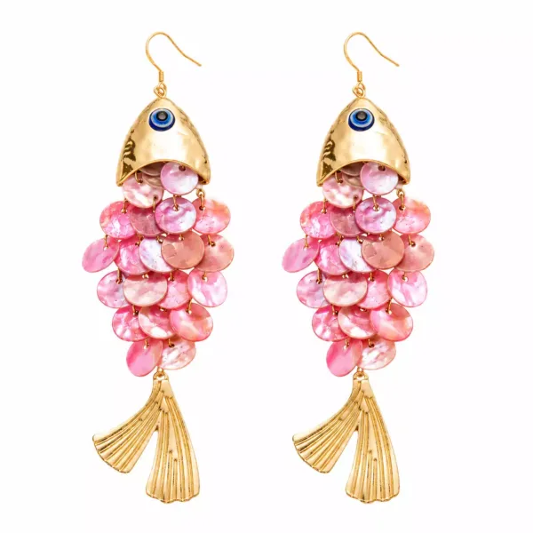 Fish Shell Earrings