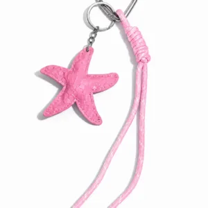 Pink starfish charms