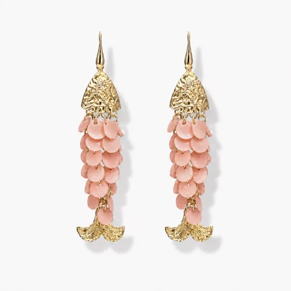 Blush Fish Earrings