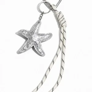 Silver starfish charms