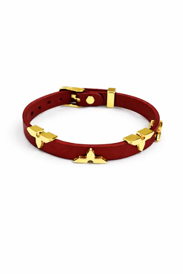 Red LV Bracelet