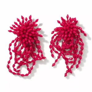 Dark purple Tassel Earrings