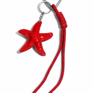 Red starfish charms